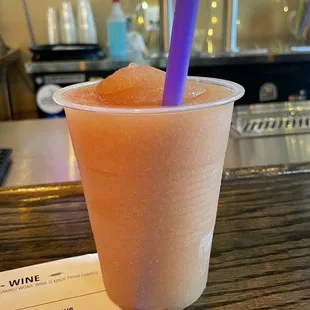 Blood orange zombie killer slushie