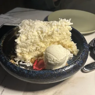 Coconut ice cream