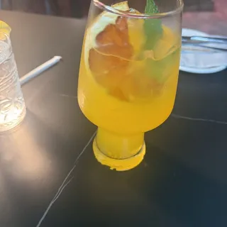 Passion fruit with soda