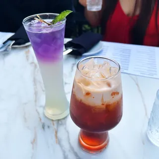 Butterfly pea lemonade