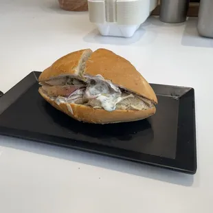 Chicken grec Bahn mi