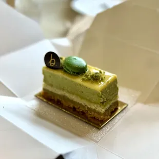 Matcha Passionfruit Cake