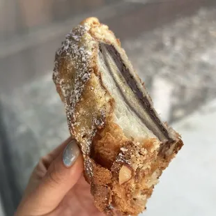 Chocolate Banana Almond-Croissant