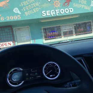 the interior of a car