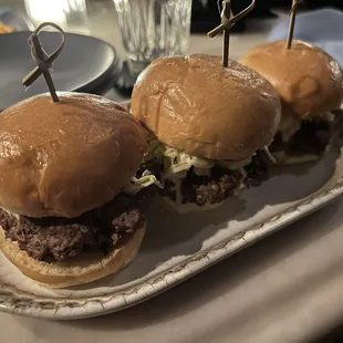 Wagyu sliders $28