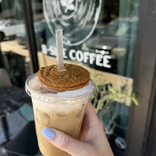 Summer special: oatmeal cream pie latte