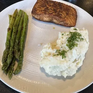 a plate of food on a table