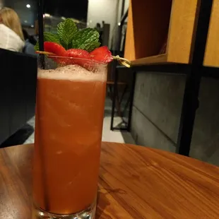 Strawberry bourbon