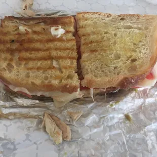 Chicken avocado sandwich