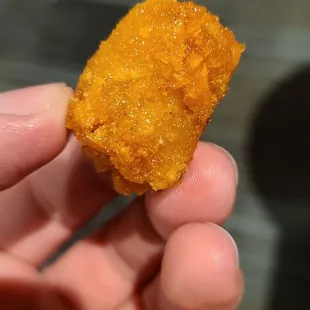 Tater tots oily as hell