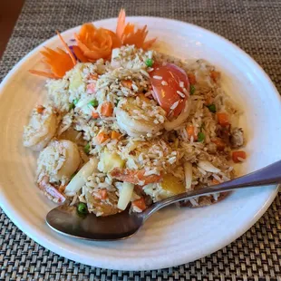 Pineapple Fried Rice with Shrimp