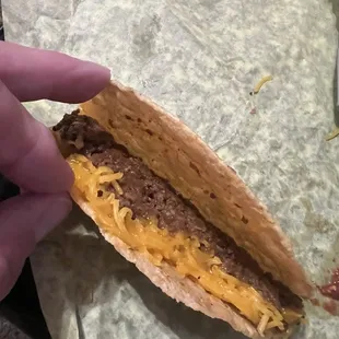 Little bit of cheese now