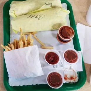 Very large burritos!