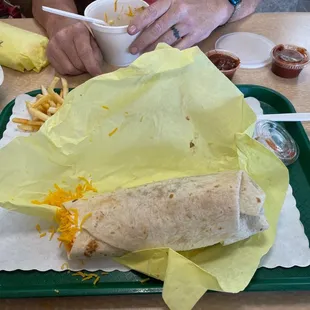 Big burrito. Very good.