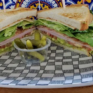 Smoked Turkey Club Sandwich