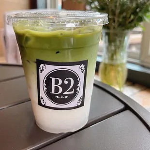 ice matcha latte