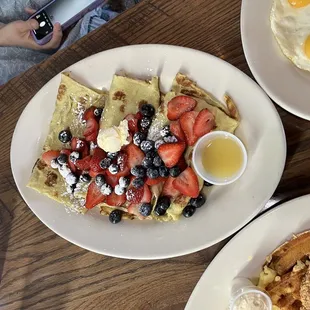 Crepes with Fresh Berries