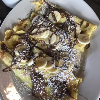 Banana Nutella Crepes