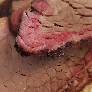 Nicely cooked brisket.... best in southern Indiana
