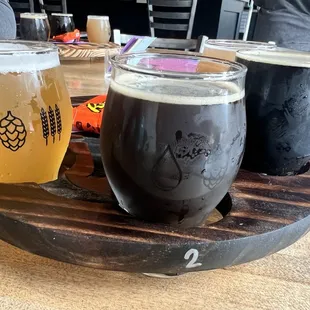 4 beer flight