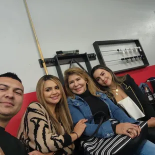 a group of people posing for a picture