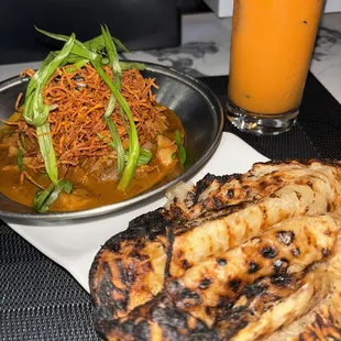 Curry Beef Stew With Roti Bread