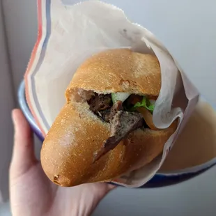 Beef banh mi