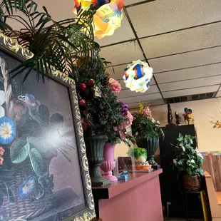 a picture of a flower shop