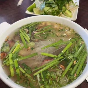 Fish Flat Rice Noodle Soup