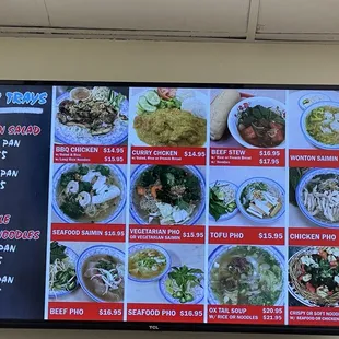 New and improved menu as of 12/06/2024