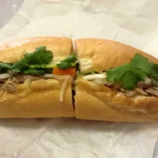 Lemongrass Chicken Banh Mi