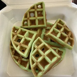 Pandan Waffle