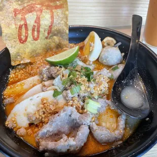 N6 Tom Yum Noodle Soup