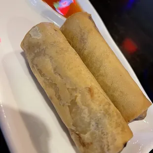 Crispy pork eggrolls