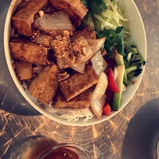 Spicy Tofu Vermicelli Bowl