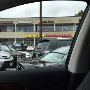 cars parked in a parking lot