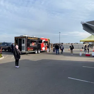 Look at the end of the food trucks