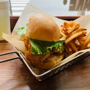 Fried Chicken Burger