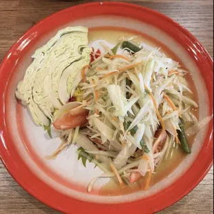 Thai Papaya Salad [Som tum Thai]