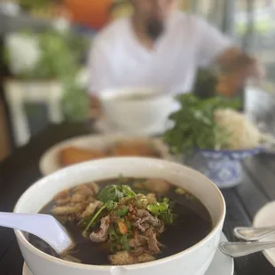 Boat noodle soup