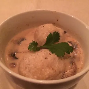 Duck fat matzo ball soup