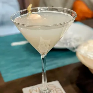 November 26 2021; Lychee Martini ($12).