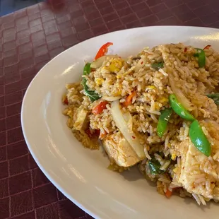 Spicy basil fried rice