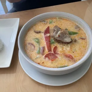 Cleaner view of roasted duck curry..incredible flavor.
