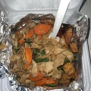 Pad Kee - mow w/ tofu