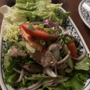 Yum Nua (Beef salad) yum!