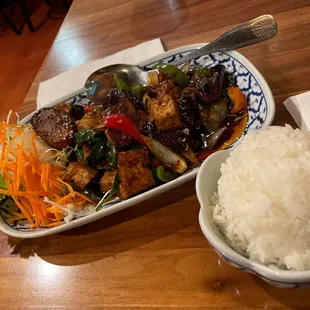 Black magic with tofu