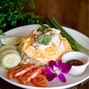 Thai Style Crab Omurice