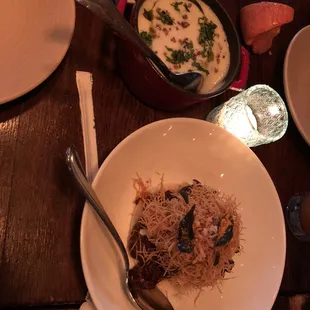 Jackfruit Keema and Lamb Chukka