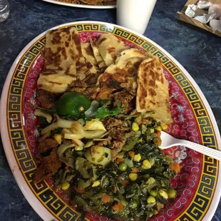 Suqar beef with Japatti.